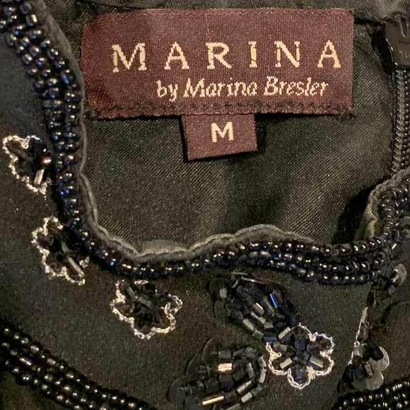 Beautiful Marina beaded sleeveless blouse - Picture 6 of 8